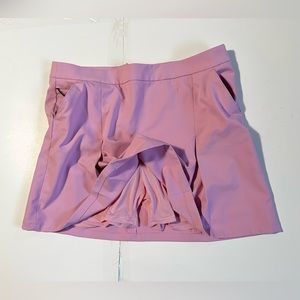Ping pleated golf Skort skirt shorts size 10 light pink